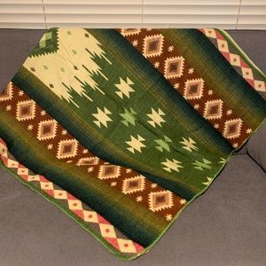 Alpaca wool throw Ecuadorian import